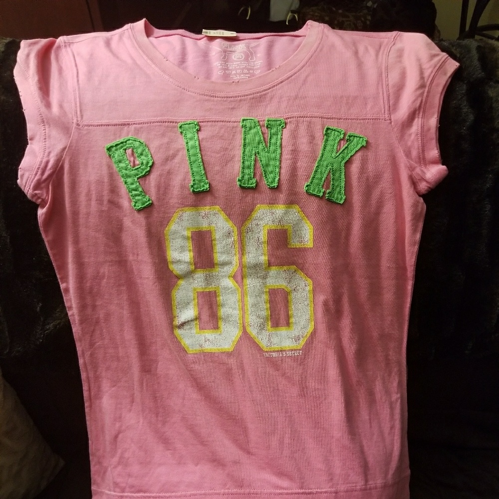 Final Price NWT Vintage Pink Embroidered Tee
